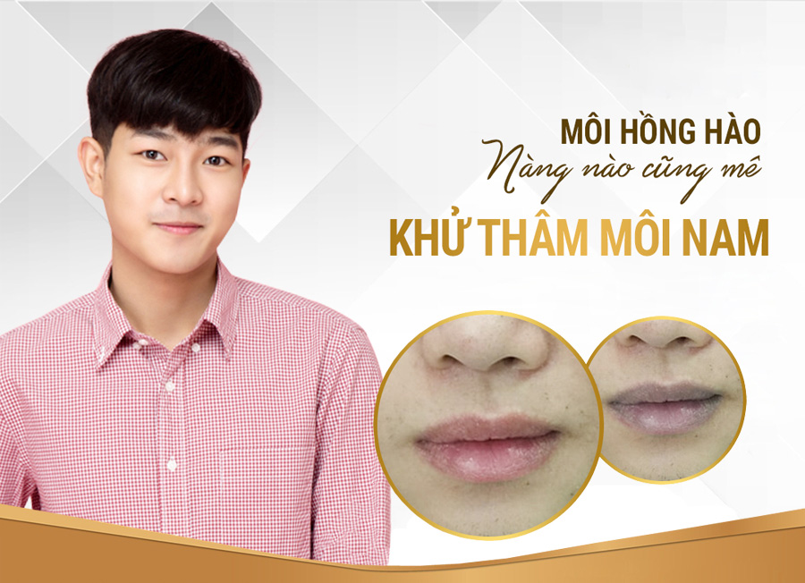 Khử thâm môi nam tự nhiên, an toàn ở đâu tại Biên Hòa