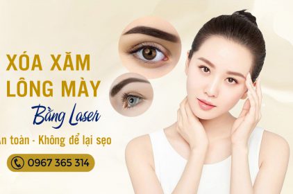Phương pháp xóa xăm lông mày an toàn, không để lại sẹo bằng laser